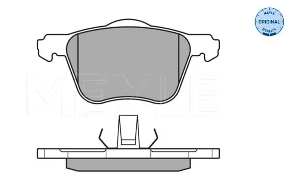 Handler.Part Brake pad set, disc brake Meyle 0252359018 2