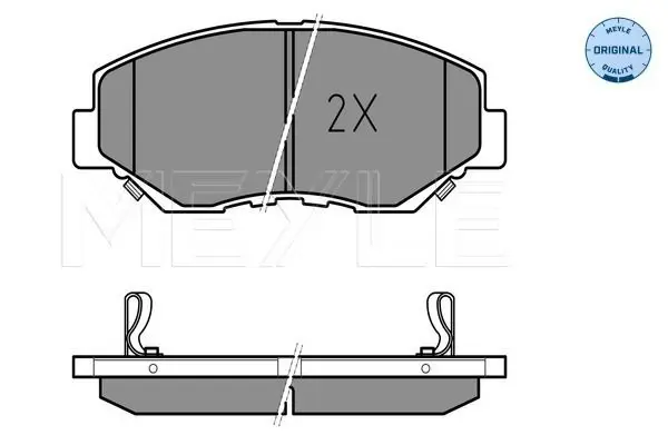 Handler.Part Brake pad set, disc brake Meyle 0252386817 2