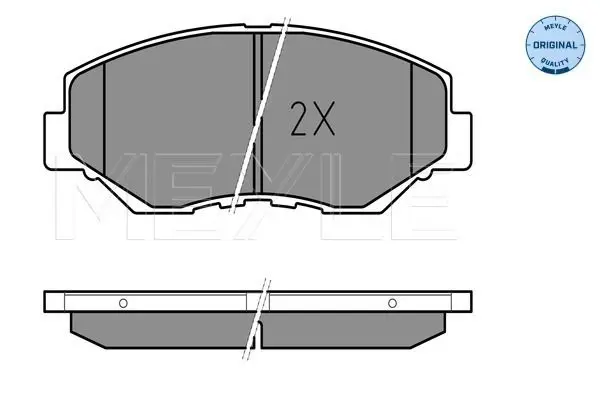 Handler.Part Brake pad set, disc brake Meyle 0252386817 3