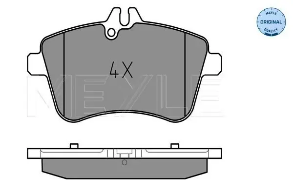 Handler.Part Brake pad set, disc brake Meyle 0252388120 2