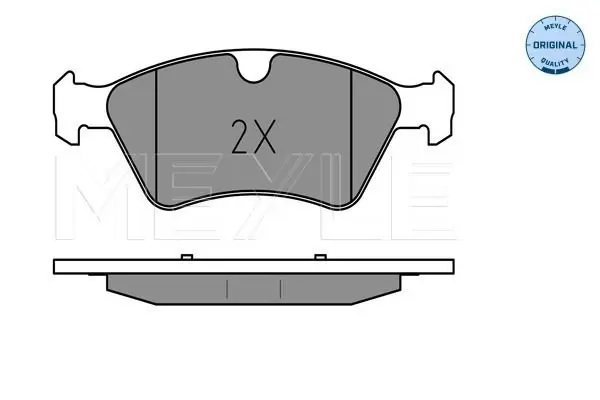 Handler.Part Brake pad set, disc brake Meyle 0252392221 3