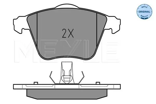 Handler.Part Brake pad set, disc brake Meyle 0252391218 2