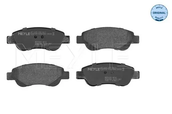 Handler.Part Brake pad set, disc brake Meyle 0252395917 1