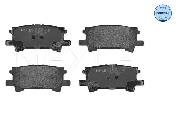 Handler.Part Brake pad set, disc brake Meyle 0252396715 1