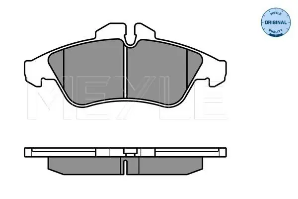 Handler.Part Brake pad set, disc brake Meyle 0252399020 2