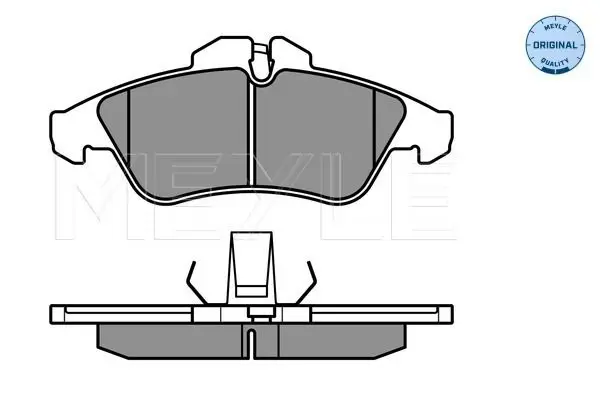 Handler.Part Brake pad set, disc brake Meyle 0252399020 3