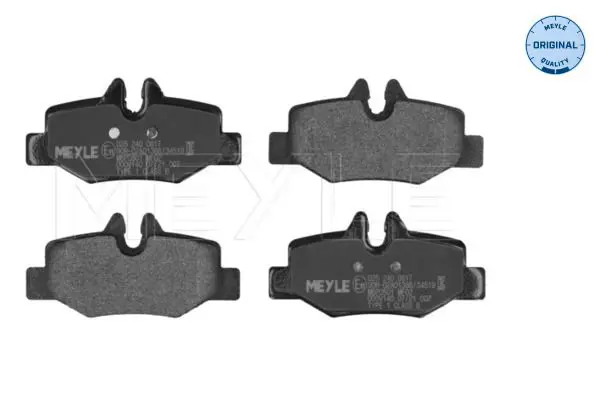 Handler.Part Brake pad set, disc brake Meyle 0252400817 1