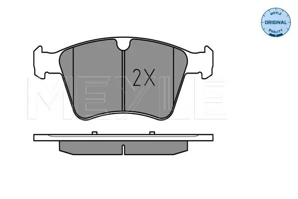 Handler.Part Brake pad set, disc brake Meyle 0252415120 3