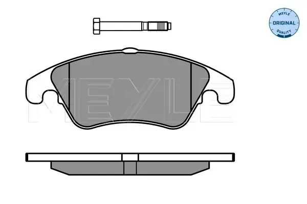 Handler.Part Brake pad set, disc brake Meyle 0252431019 1