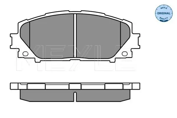 Handler.Part Brake pad set, disc brake Meyle 0252434717 2