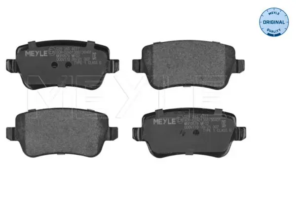 Handler.Part Brake pad set, disc brake Meyle 0252434817 1