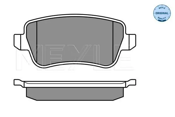 Handler.Part Brake pad set, disc brake Meyle 0252434817 2