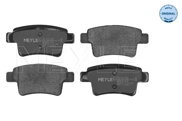 Handler.Part Brake pad set, disc brake Meyle 0252454016 1