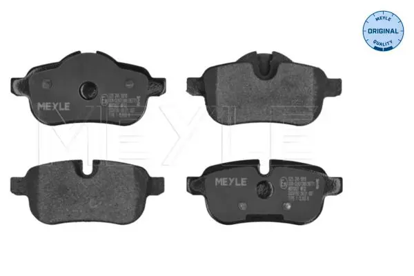 Handler.Part Brake pad set, disc brake Meyle 0252455918 1