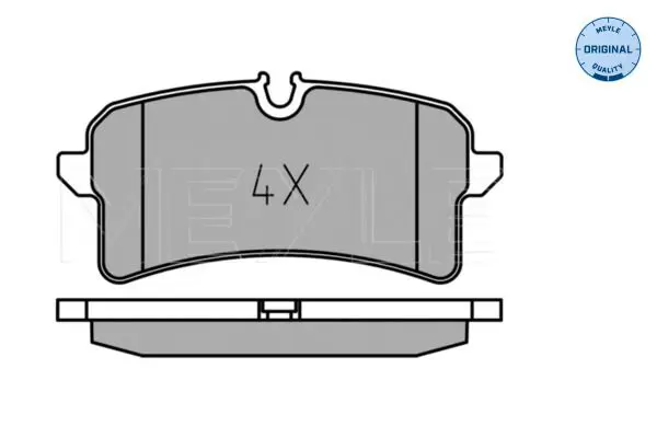 Handler.Part Brake pad set, disc brake Meyle 0252464317 2