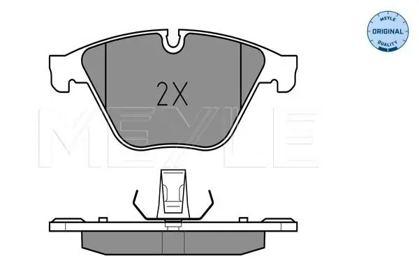 Handler.Part Brake pad set, disc brake Meyle 0252468820 2