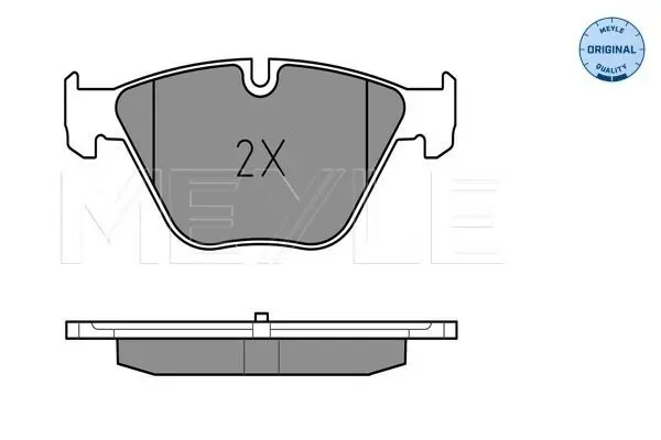 Handler.Part Brake pad set, disc brake Meyle 0252468820 3