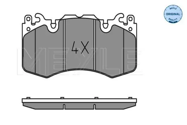 Handler.Part Brake pad set, disc brake Meyle 0252465916 2