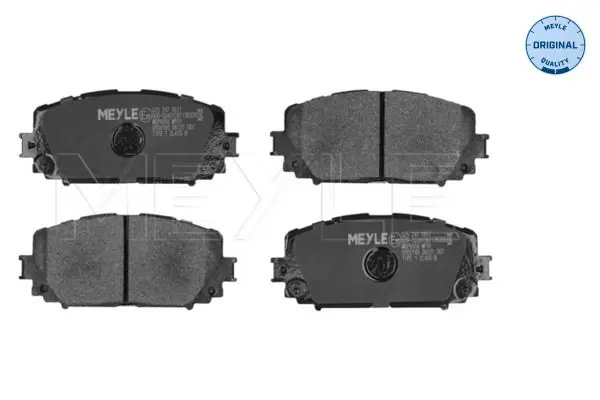 Handler.Part Brake pad set, disc brake Meyle 0252470817 1