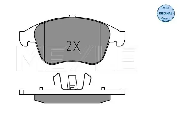 Handler.Part Brake pad set, disc brake Meyle 0252470917 2