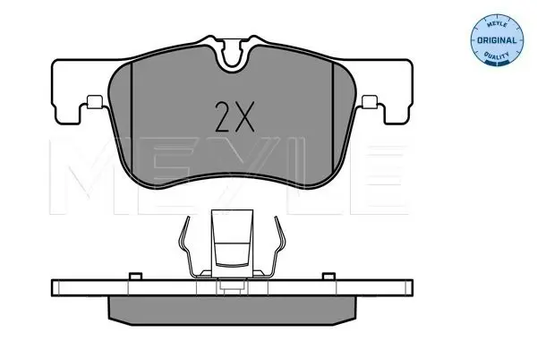 Handler.Part Brake pad set, disc brake Meyle 0252501418 2