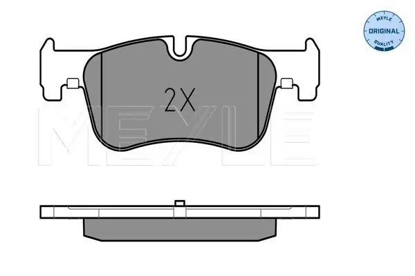 Handler.Part Brake pad set, disc brake Meyle 0252501418 3