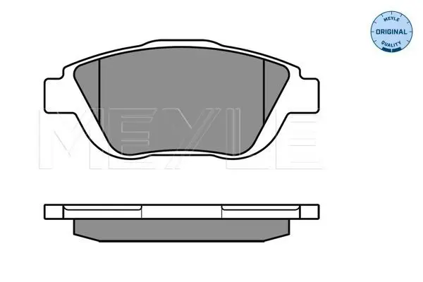 Handler.Part Brake pad set, disc brake Meyle 0252488318 2