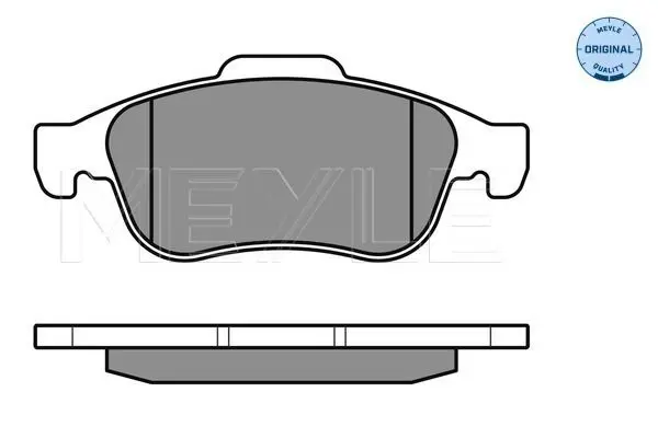 Handler.Part Brake pad set, disc brake Meyle 0252491418 3