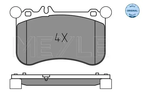 Handler.Part Brake pad set, disc brake Meyle 0252521917 2