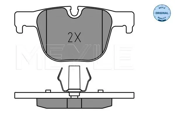 Handler.Part Brake pad set, disc brake Meyle 0252551417 1