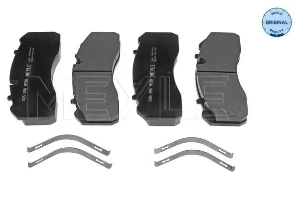 Handler.Part Brake pad set, disc brake Meyle 0252909530 1