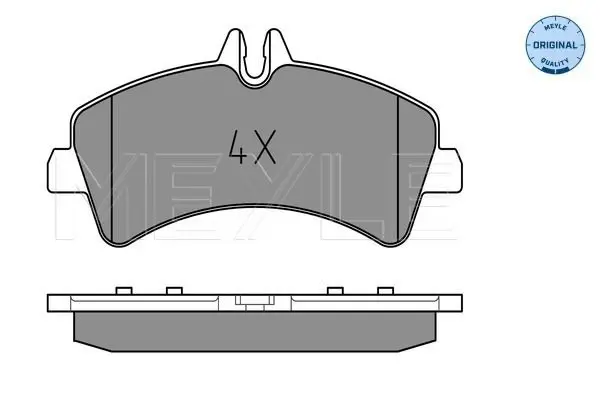 Handler.Part Brake pad set, disc brake Meyle 0252921720 1