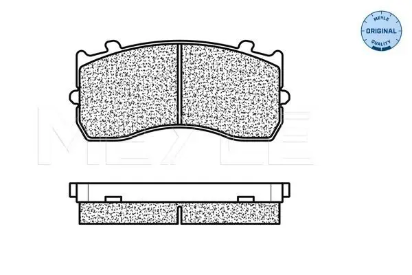 Handler.Part Brake pad set, disc brake Meyle 0252904827 3