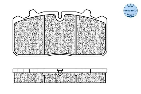 Handler.Part Brake pad set, disc brake Meyle 0252908826 2