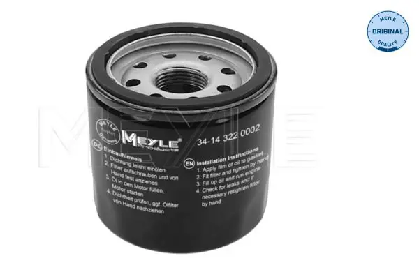 Handler.Part Oil filter Meyle 34143220002 1