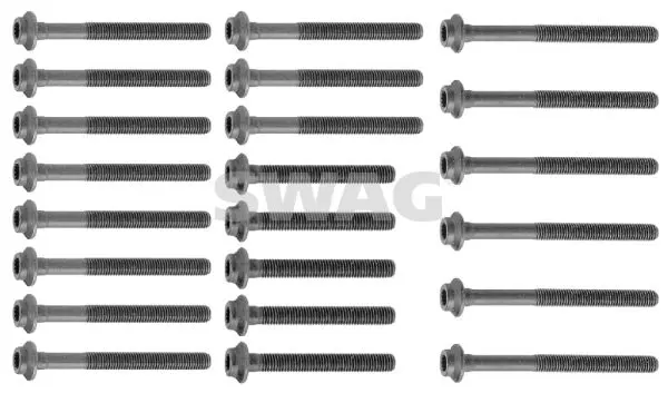 Handler.Part Bolt kit, cylinder head SWAG 10910232 1