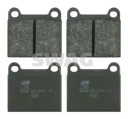 Handler.Part Brake pad set, disc brake SWAG 10916127 1