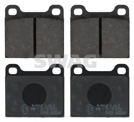 Handler.Part Brake pad set, disc brake SWAG 10916290 1