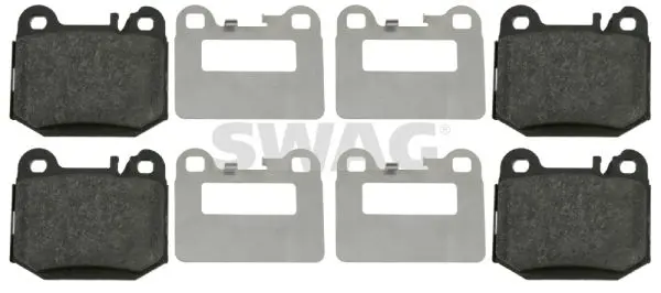 Handler.Part Brake pad set, disc brake SWAG 10916437 1