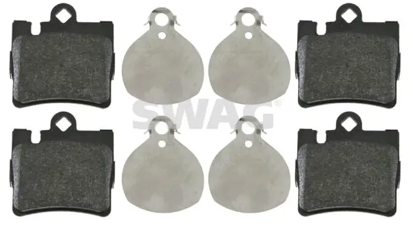 Handler.Part Brake pad set, disc brake SWAG 10916438 1