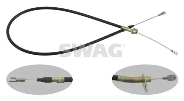 Handler.Part Cable, parking brake SWAG 10918115 1