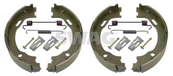 Handler.Part Brake shoe set, parking brake SWAG 10923197 1