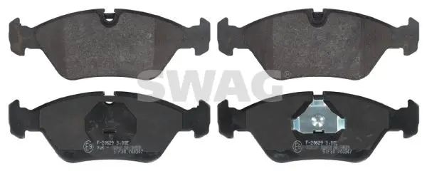 Handler.Part Brake pad set, disc brake SWAG 20916026 1