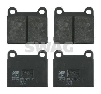 Handler.Part Brake pad set, disc brake SWAG 30916068 1