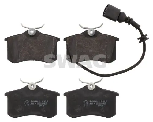 Handler.Part Brake pad set, disc brake SWAG 30916639 1