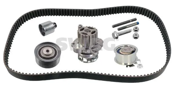 Handler.Part Water pump & timing belt set SWAG 30932742 1