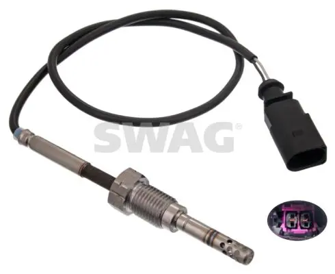 Handler.Part Sensor, exhaust gas temperature SWAG 30949264 1