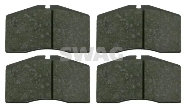 Handler.Part Brake pad set, disc brake SWAG 38916514 1