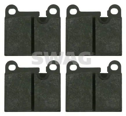 Handler.Part Brake pad set, disc brake SWAG 38916515 1