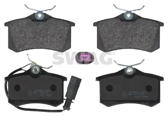 Handler.Part Brake pad set, disc brake SWAG 50916394 1